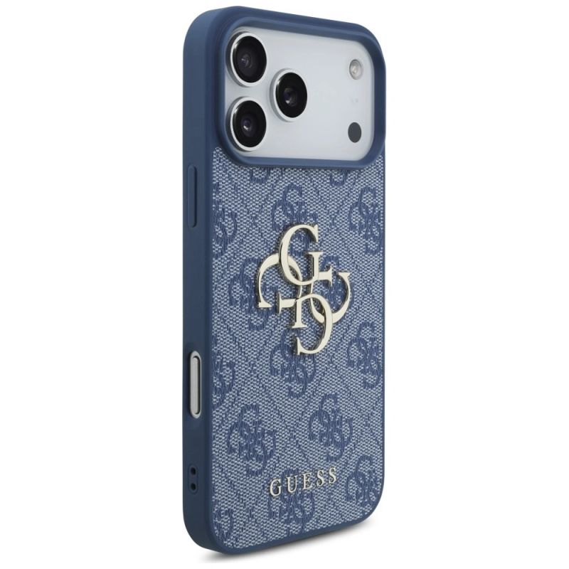 Etui Guess 4G Big Logo na iPhone 17 Pro Max / 18 Pro Max - niebieskie - obrazek 4