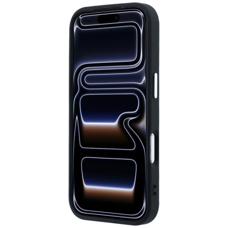 Etui Guess Grained Triangle Logo MagSafe na iPhone 17 Pro Max / 18 Pro Max - czarne - obrazek 5