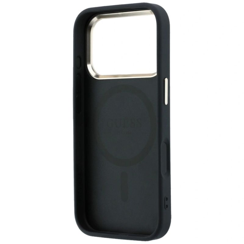 Etui Guess Saffiano Small 4G & Classic Logo MagSafe na iPhone 17 Pro Max / 18 Pro Max - czarne - obrazek 7