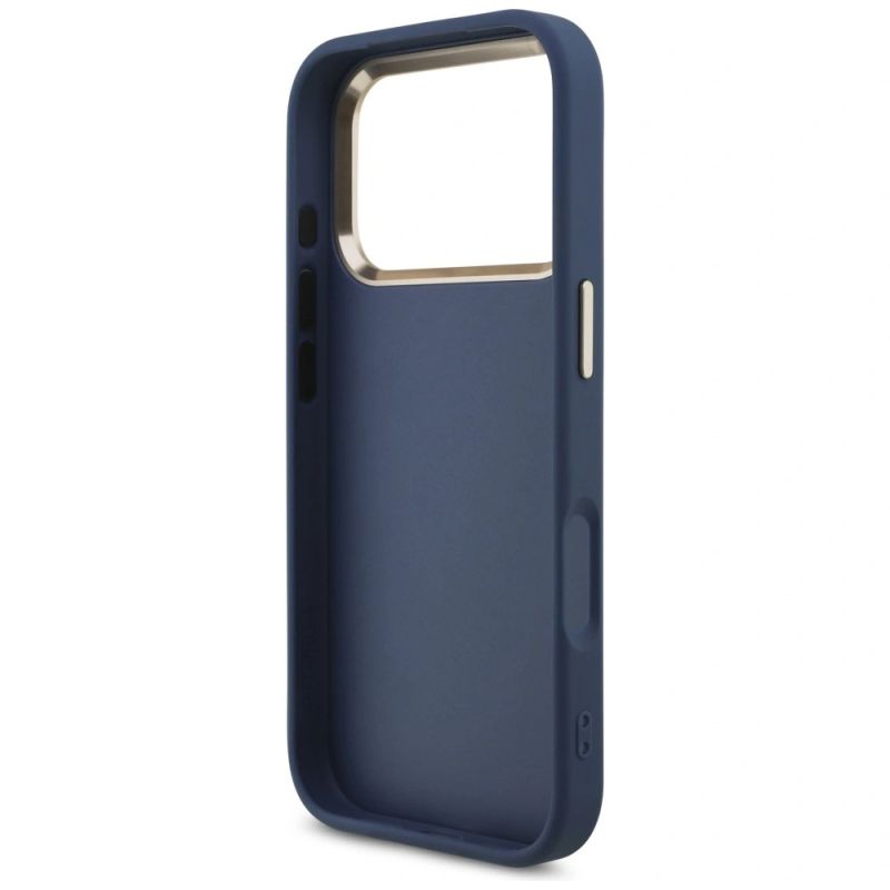 Etui Guess 4G Big 4G Classic Logo na iPhone 18 Pro / 17 Pro - niebiesko-złote - obrazek 7
