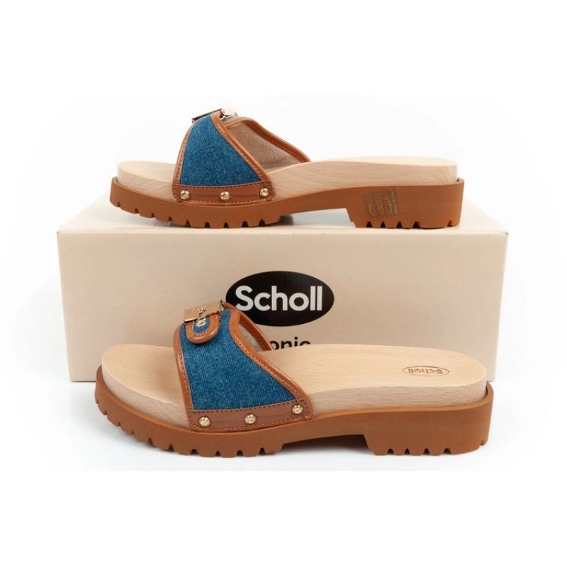 Klapki drewniaki Scholl Pescura Iconic W F305492349 - obrazek 10