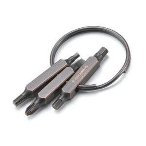 Multitool Rockbros VK-ARCO3 ROAD TO SKY brelok 6w1 - brązowy
