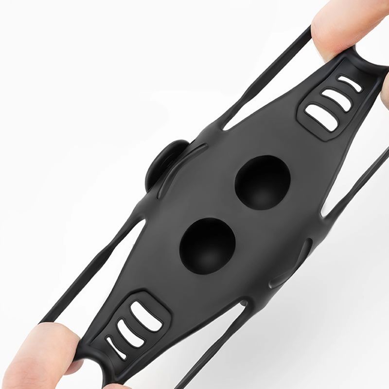 Uchwyt rowerowy na telefon Rockbros LF24166 silikonowy 4-7" - czarny - obrazek 5