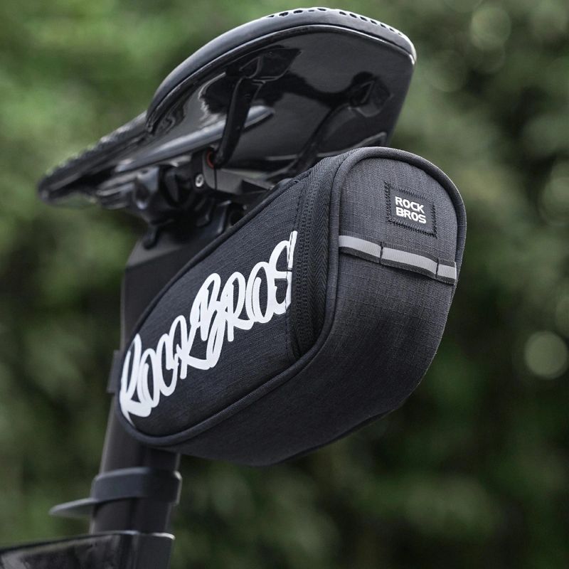 Torba rowerowa Rockbros G007 Flash Journey podsiodłowa 0.8 l - czarna - obrazek 2