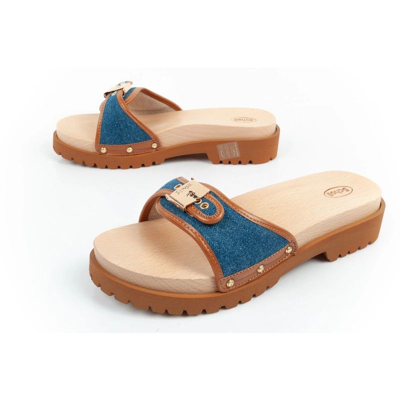 Klapki drewniaki Scholl Pescura Iconic W F305492349 - obrazek 27