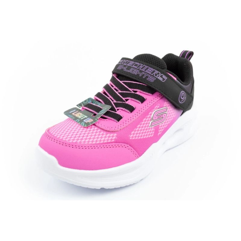 Skechers S Lights buty dla dziewczynki sportowe dziecięce wygodne LED - obrazek 3