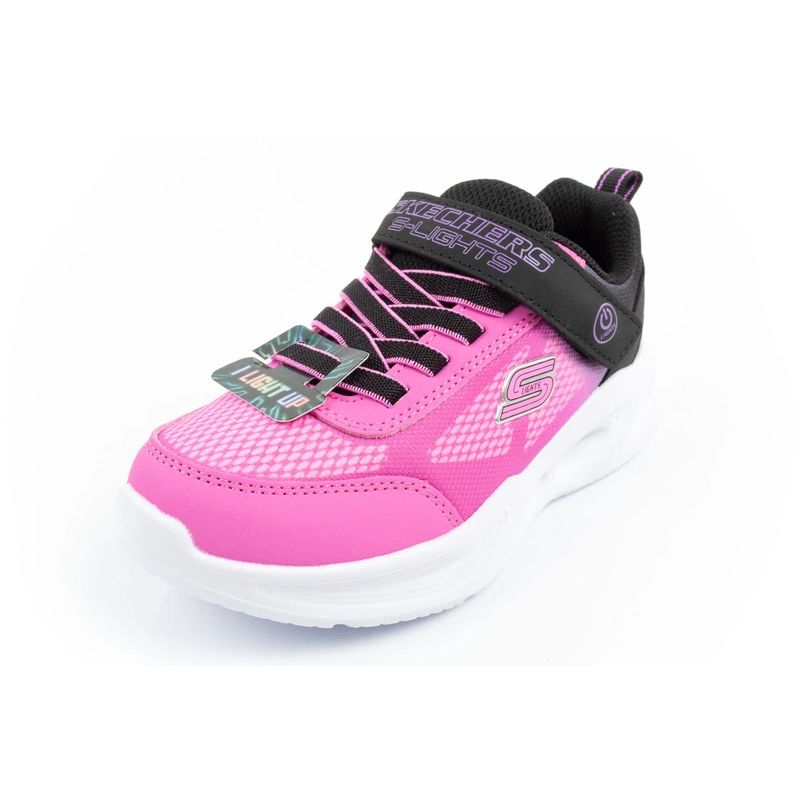 Skechers S Lights buty dla dziewczynki sportowe dziecięce wygodne LED - obrazek 12