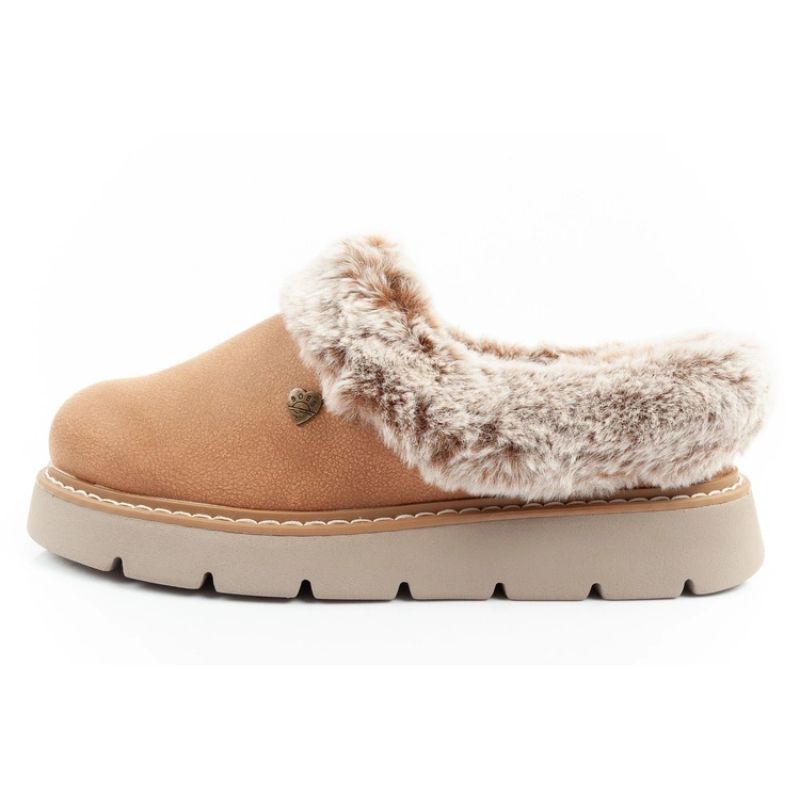 Skechers Cozy Blend buty papcie damskie sneakersy ocieplane wsuwane - obrazek 2