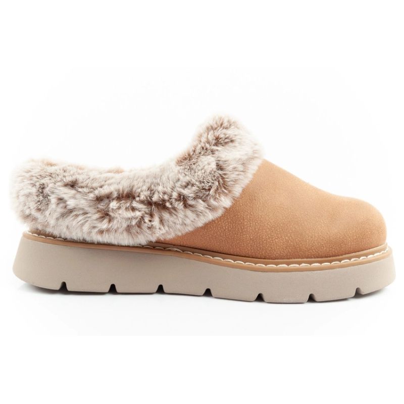 Skechers Cozy Blend buty papcie damskie sneakersy ocieplane wsuwane - obrazek 4