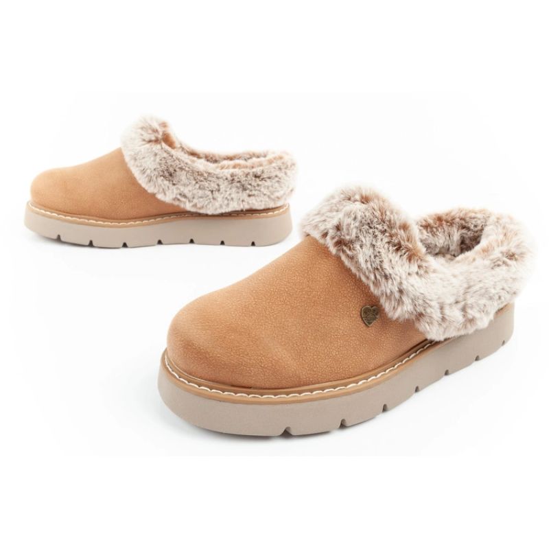 Skechers Cozy Blend buty papcie damskie sneakersy ocieplane wsuwane - obrazek 8