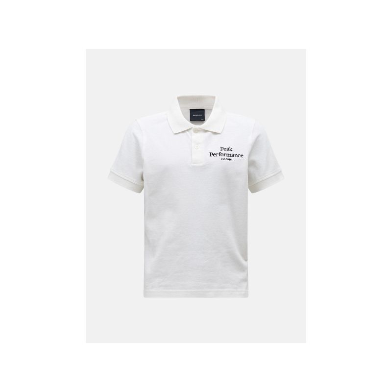 Koszulka polo Peak Performance Jr Original Polo biały - obrazek 5