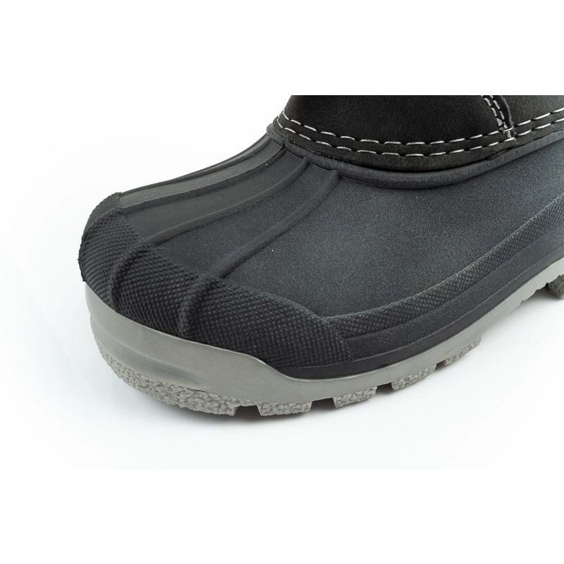Lee Cooper buty zimowe śniegowce dziecięce ocieplane dla chłopca czarne - obrazek 6