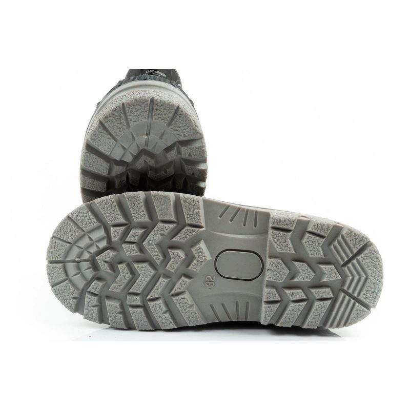 Lee Cooper buty zimowe śniegowce dziecięce ocieplane dla chłopca czarne - obrazek 9