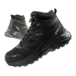 Lee Cooper buty męskie zimowe trekkingowe ocieplane wodoodporne czarne