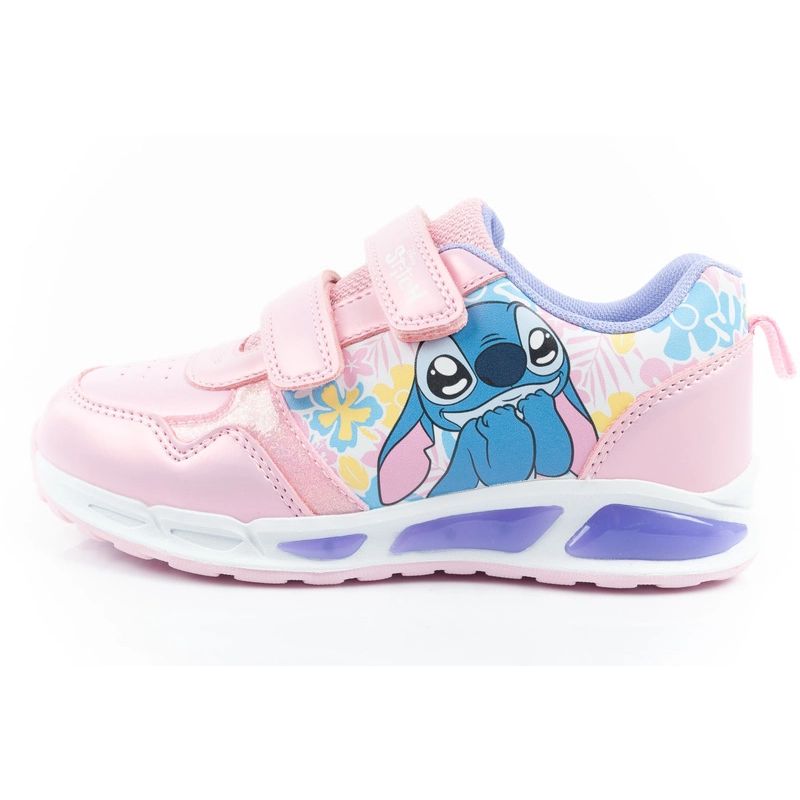 Leomil Stitch buty sportowe dziecięce sneakersy lekkie na rzep LED - obrazek 2