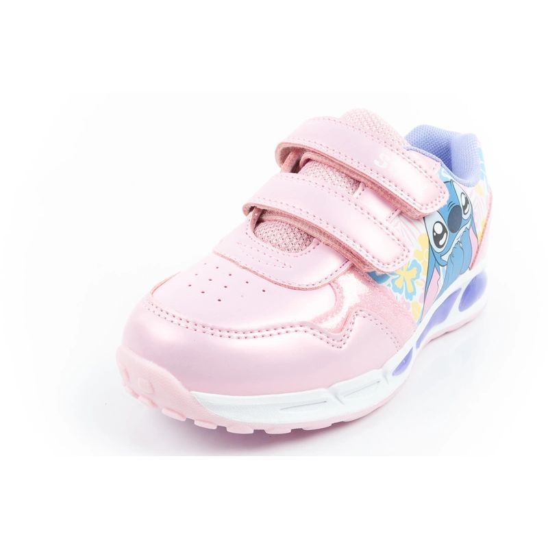 Leomil Stitch buty sportowe dziecięce sneakersy lekkie na rzep LED - obrazek 3