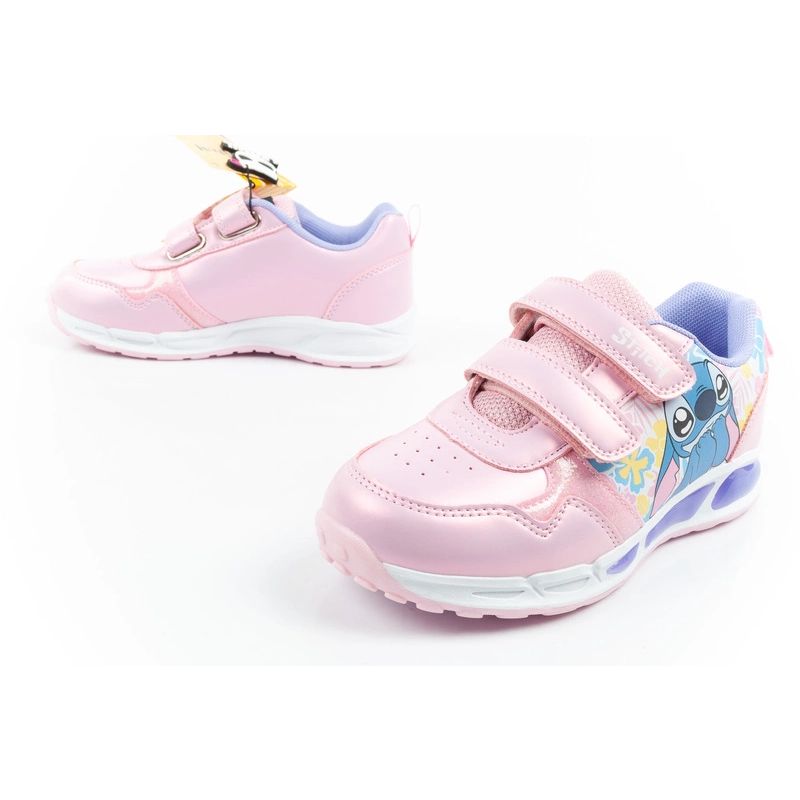 Leomil Stitch buty sportowe dziecięce sneakersy lekkie na rzep LED - obrazek 8