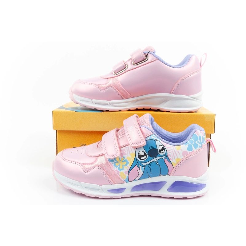 Leomil Stitch buty sportowe dziecięce sneakersy lekkie na rzep LED - obrazek 10