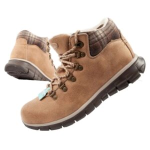 Skechers buty zimowe botki damskie Synergy ocieplane Scotchgard