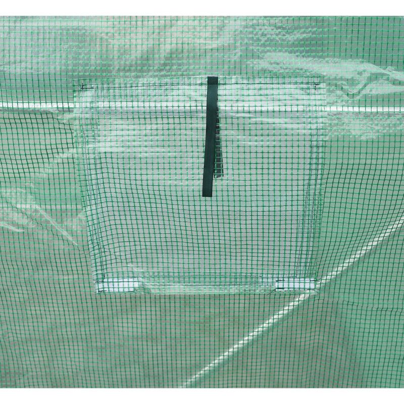 SZKLARNIA TUNEL OGRODOWY 200x200x200CM PE KONSTRUKCJA STAL ZIELONA - obrazek 8