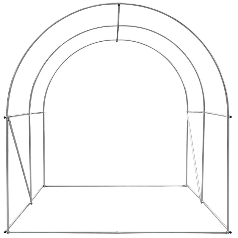 SZKLARNIA TUNEL OGRODOWY 200x200x200CM PE KONSTRUKCJA STAL ZIELONA - obrazek 14