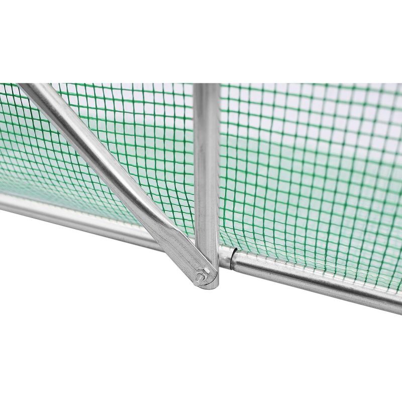 SZKLARNIA TUNEL OGRODOWY 200x200x200CM PE KONSTRUKCJA STAL ZIELONA - obrazek 20