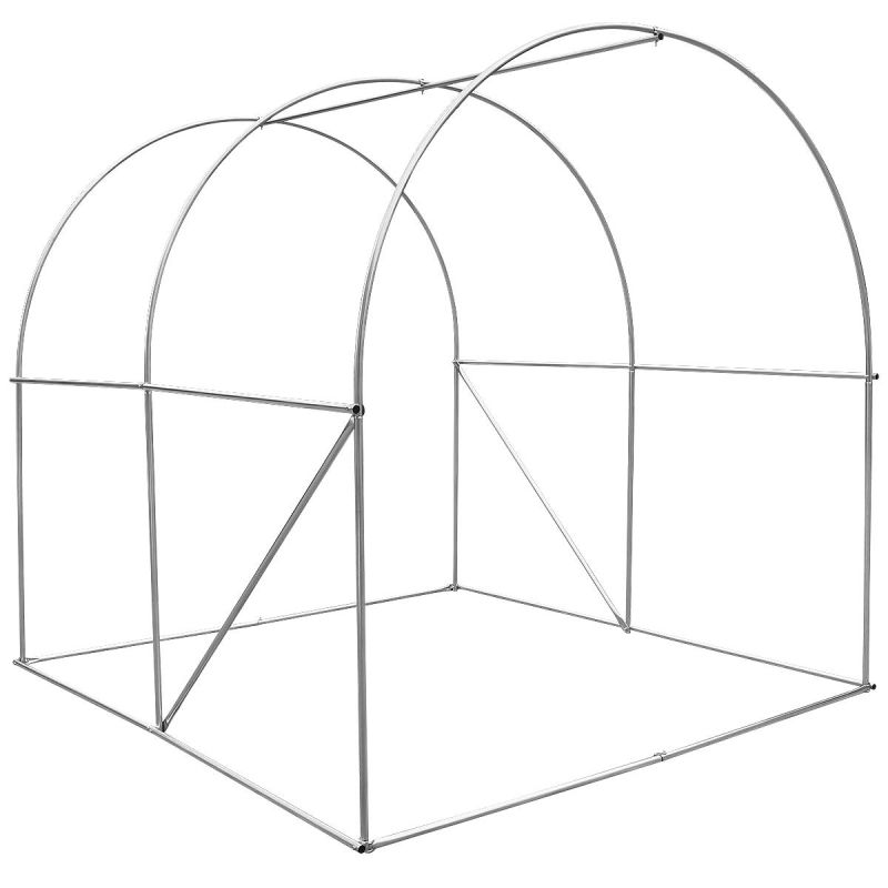 SZKLARNIA TUNEL OGRODOWY 200x200x200CM PE KONSTRUKCJA STAL ZIELONA - obrazek 39