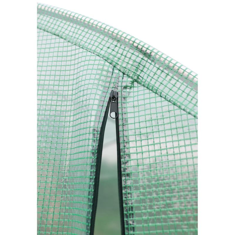 SZKLARNIA TUNEL OGRODOWY 200x200x200CM PE KONSTRUKCJA STAL ZIELONA - obrazek 43