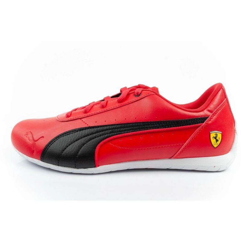 Puma buty sportowe męskie Ferrari Neo Cat Rosso Corsa modne wygodne czerwone - obrazek 2