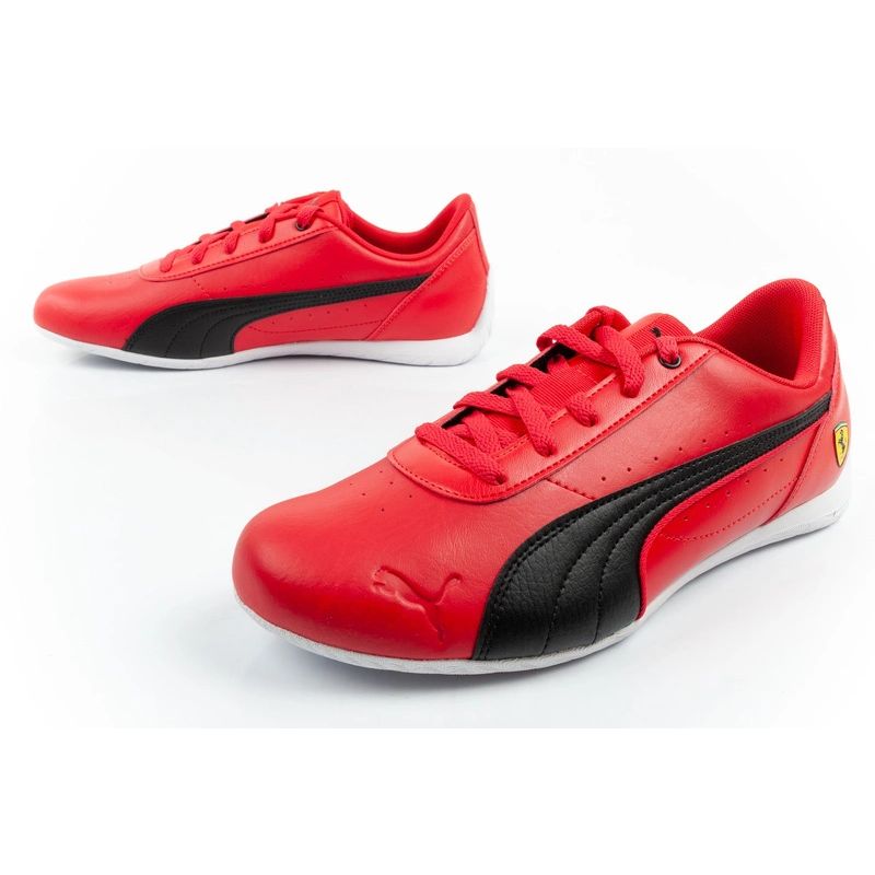 Puma buty sportowe męskie Ferrari Neo Cat Rosso Corsa modne wygodne czerwone - obrazek 8