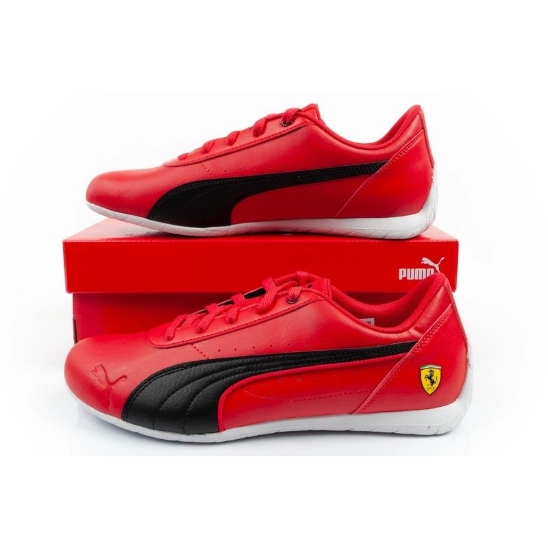 Puma buty sportowe męskie Ferrari Neo Cat Rosso Corsa modne wygodne czerwone - obrazek 10