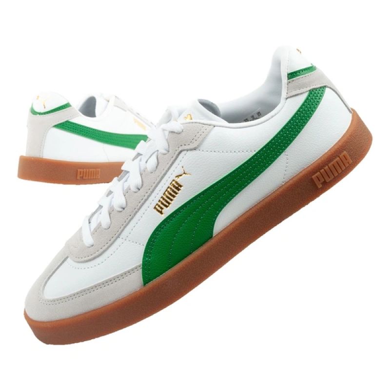 Puma buty sportowe męskie Club II Era sneakersy skórzane białe szare zielone
