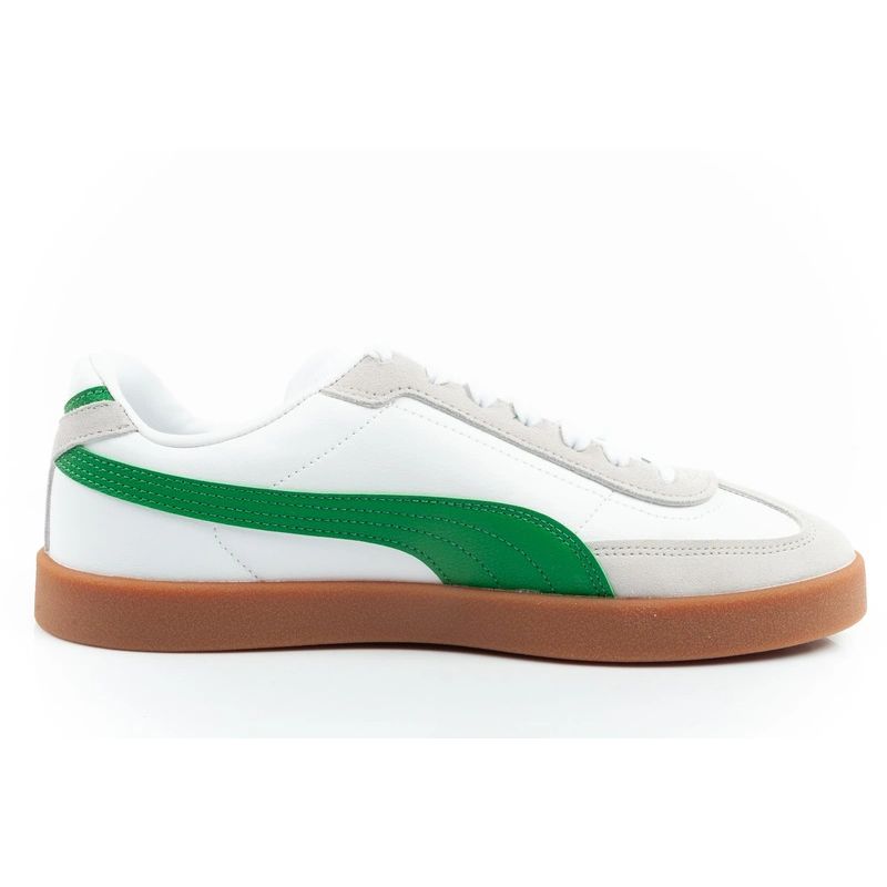 Puma buty sportowe męskie Club II Era sneakersy skórzane białe szare zielone - obrazek 4