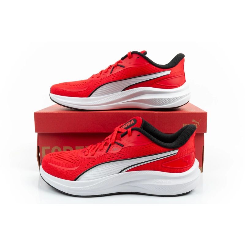 Puma buty męskie sportowe Skyrocket Lite 2 lekkie wygodne czerwone - obrazek 10
