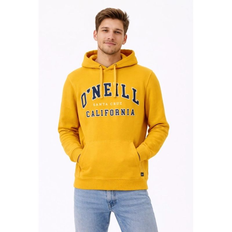 O'neill bluza sportowa kangurka z kapturem męska Surf żółta modna