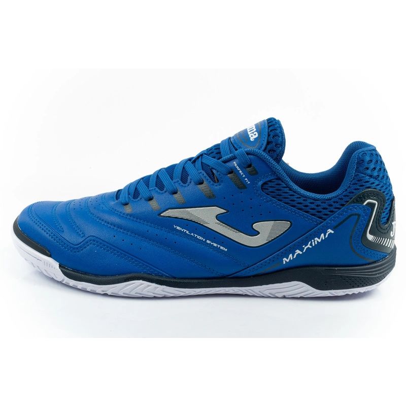 Joma buty męskie sportowe Maxima 2404 halowe obuwie piłkarskie niebieskie - obrazek 2
