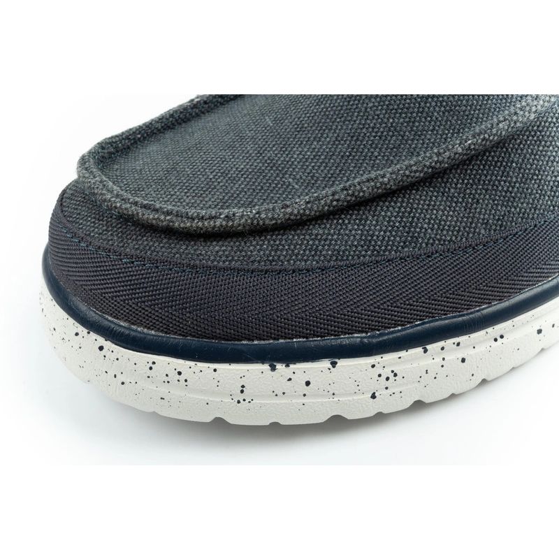 Wrangler buty męskie półbuty mokasyny Makena Stone niebieskie modne granatowe - obrazek 6