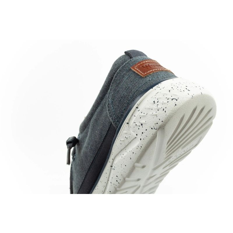 Wrangler buty męskie półbuty mokasyny Makena Stone niebieskie modne granatowe - obrazek 7