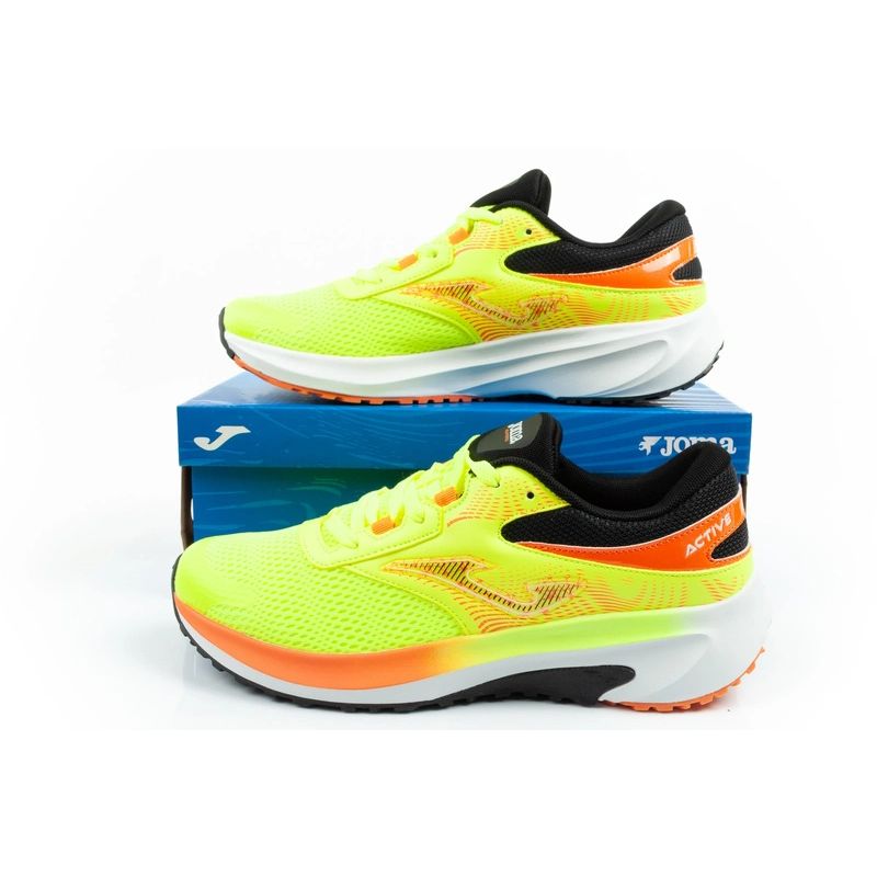 Joma buty sportowe do biegania męskie Active wygodne wytrzymałe żółte - obrazek 10