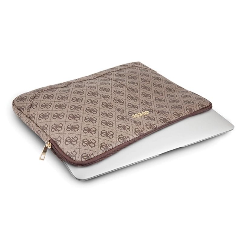 Pokrowiec Guess Uptown na laptopa 13" - brązowy - obrazek 6