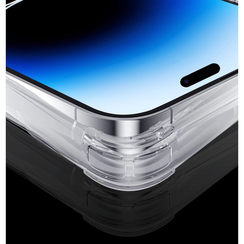 Kingxbar PQY Go Out Series magnetyczne etui iPhone 14 Plus MagSafe srebrne - obrazek 9