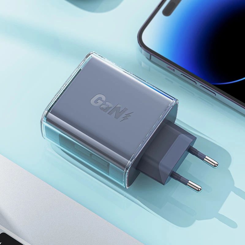 Acefast ładowarka GaN 65W 3 porty (1xUSB, 2xUSB C) zielona (A45) - obrazek 7