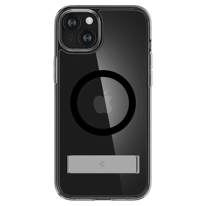 Etui Spigen Ultra Hybrid S MagSafe z podstawką do iPhone 15 Plus - czarne - obrazek 8