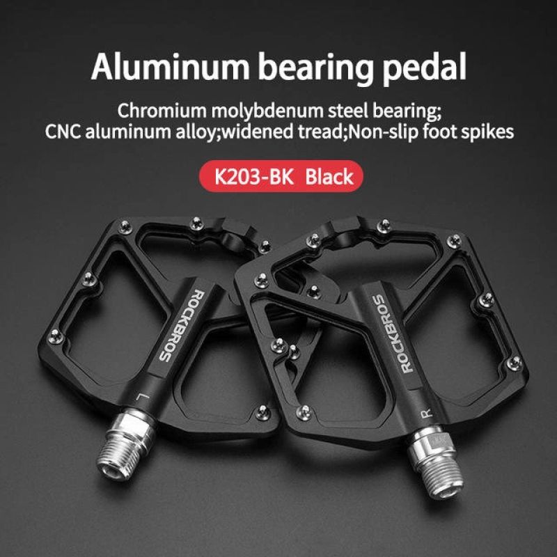 Zestaw pedałów rowerowych Rockbros K203-BK - czarny - obrazek 3