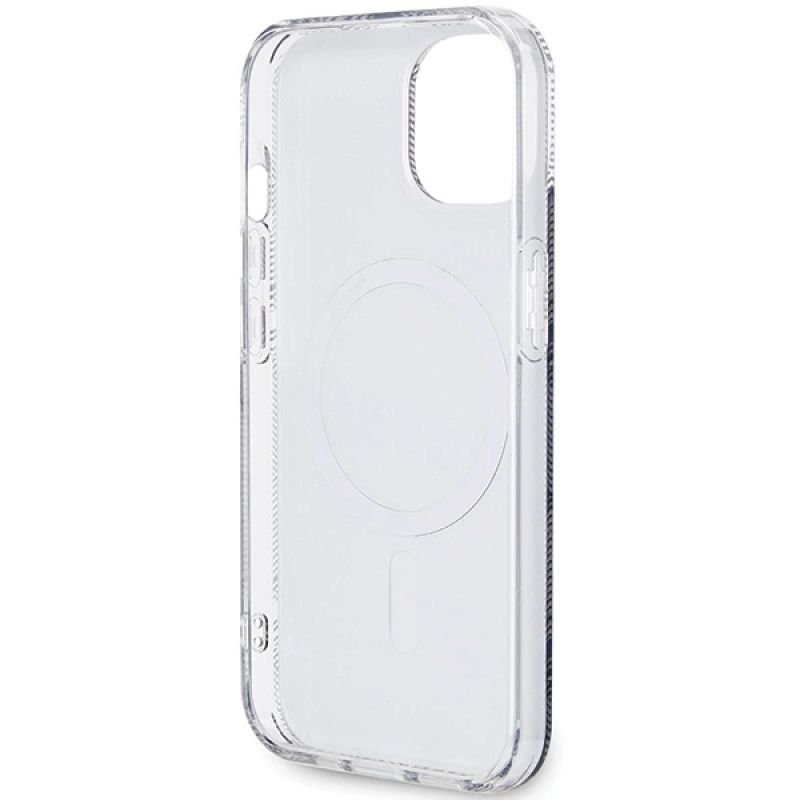 Etui Guess IML GCube MagSafe na iPhone 15 / 14 / 13 - czarne - obrazek 7