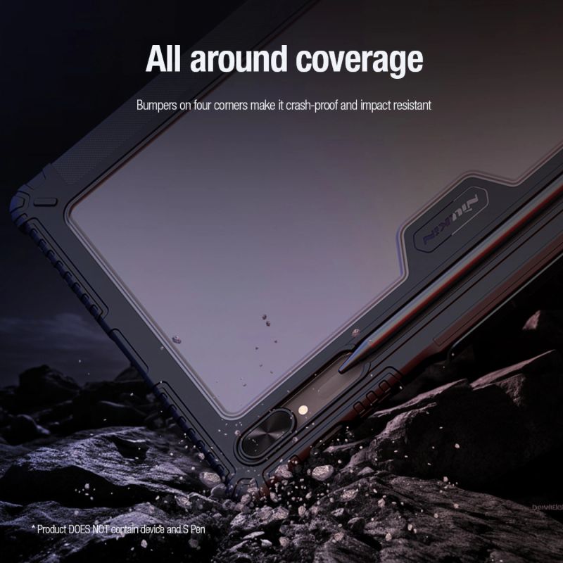 Etui Nillkin Bumper Leather Case Pro na Samsung Galaxy Tab S9+ - czarne - obrazek 18