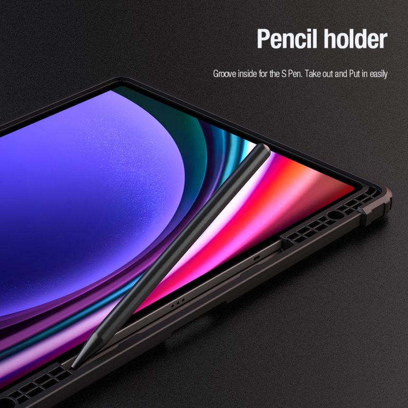 Etui Nillkin Bumper Leather Case Pro na Samsung Galaxy Tab S9+ - czarne - obrazek 21