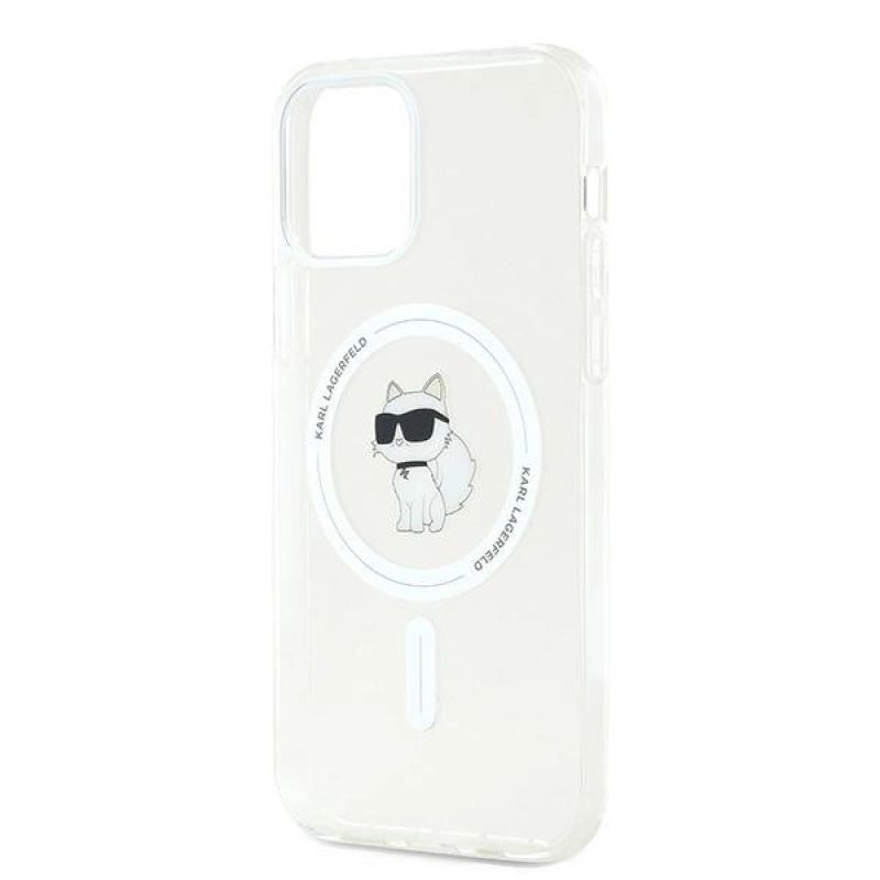 Etui Karl Lagerfeld IML Choupette MagSafe na iPhone 12 / 12 Pro - przezroczyste - obrazek 6