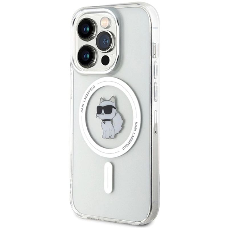 Etui Karl Lagerfeld IML Choupette MagSafe na iPhone 13 Pro Max - przezroczyste - obrazek 2