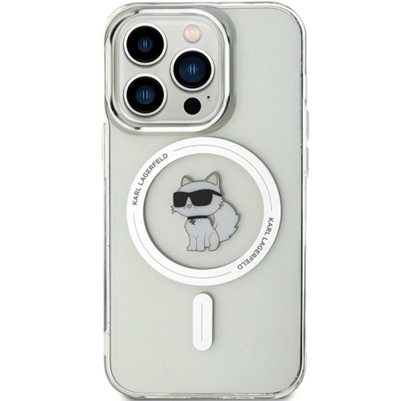 Etui Karl Lagerfeld IML Choupette MagSafe na iPhone 13 Pro Max - przezroczyste - obrazek 3